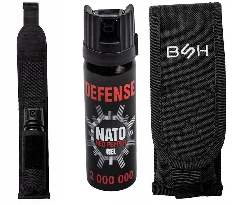 Gaz Pieprzowy Obronny Defence Nato 50ml Żel Pokrowiec Kabura Etui