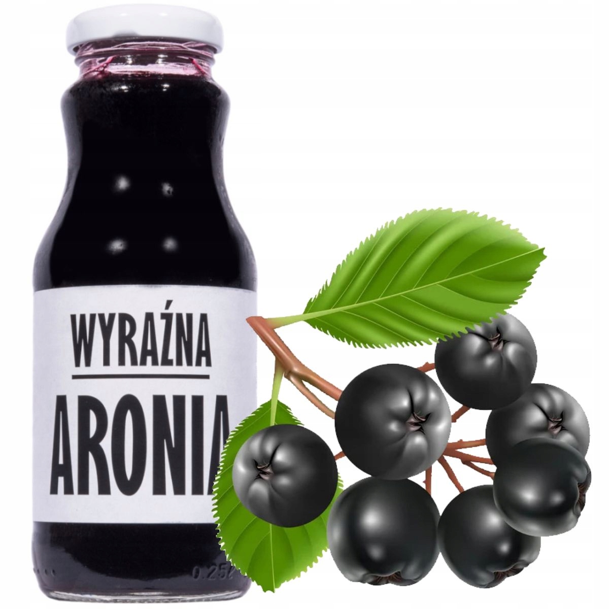 

Sok aroniowy z aronii 250ml 100% Aronia