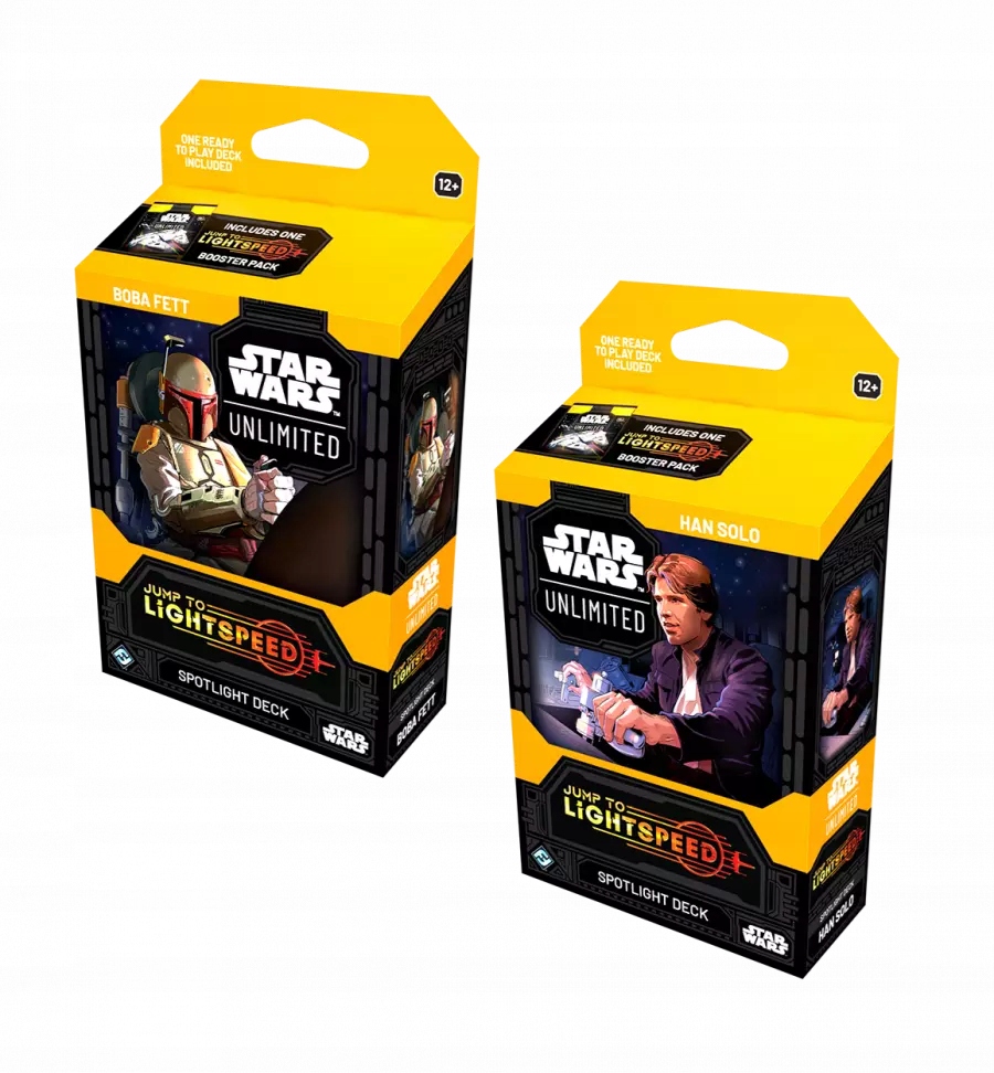 STAR WARS UNLIMITED CARD GAME - JUMP TO LIGHTSPEED HAN SOLO & BOBA FETT