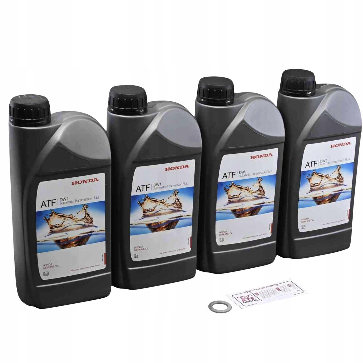 4x ATF-DW1 Honda Oe Olej Automat 4x 1L (4L) Podložka 08268-99901HE