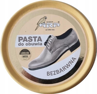 Pasta do butów z lanoliną bezbarwna