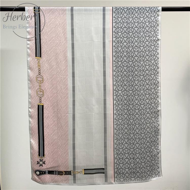 100% dámská hedvábná šála Dlouhé šály 180*65 cm