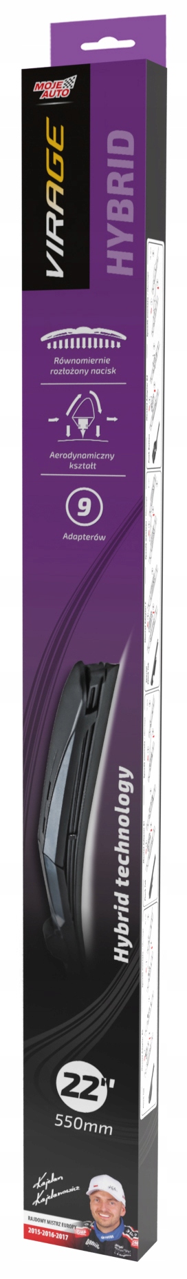 Moje Auto Wycieraczka Hybrid Adapter 22'' 550mm