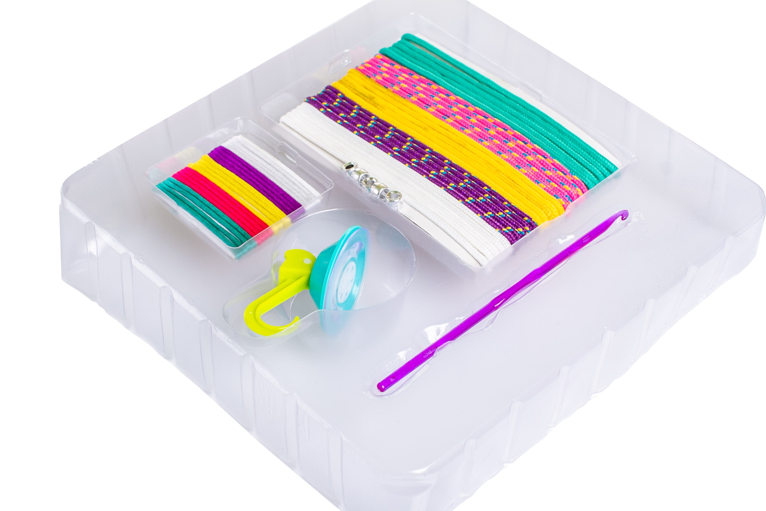 ZESTAW do robienia zaplatania bransoletek SZNURKI Materiał sznurek inny