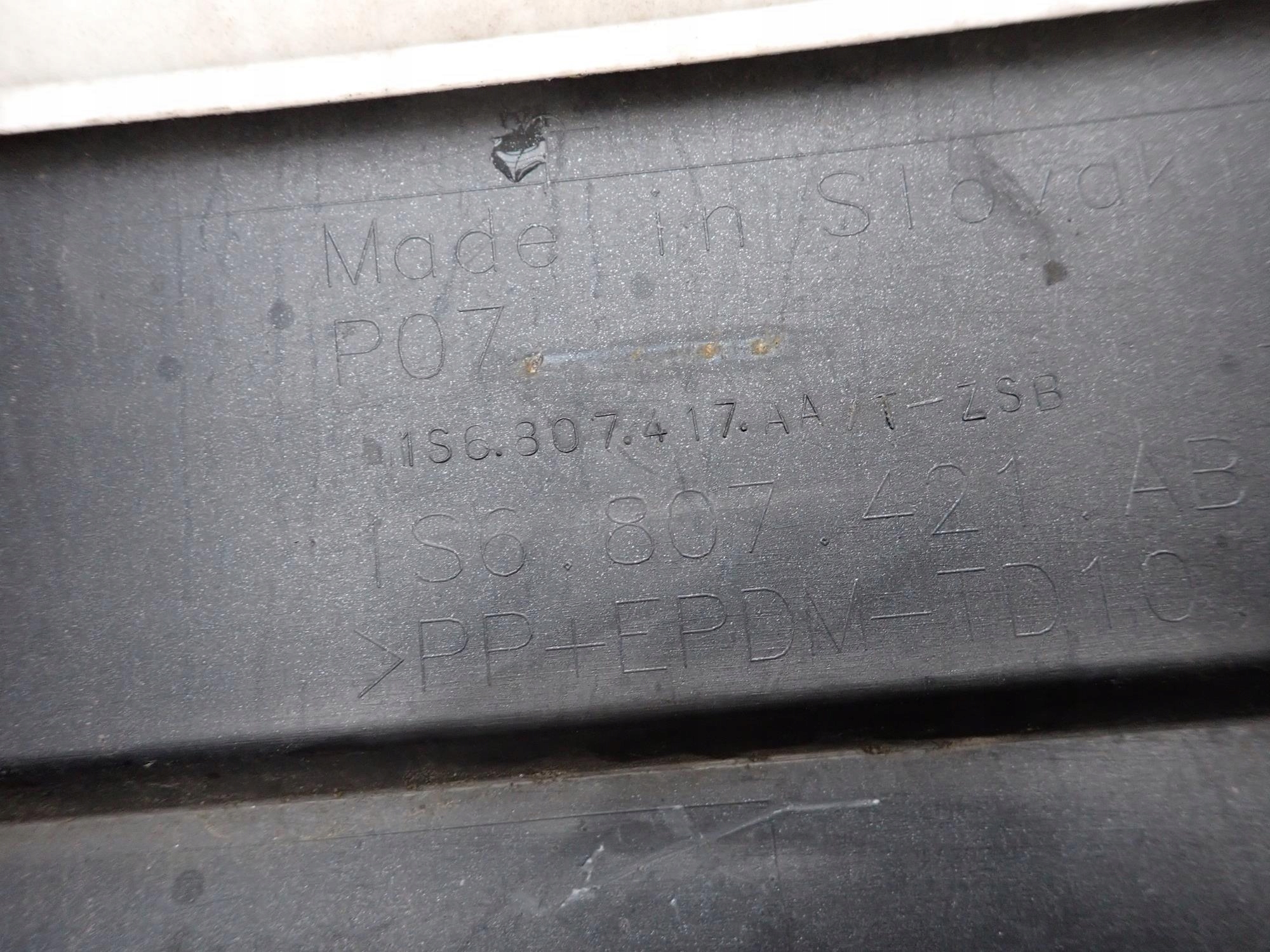 VW UP LIFT 16-23 bumper rear part rear PDC