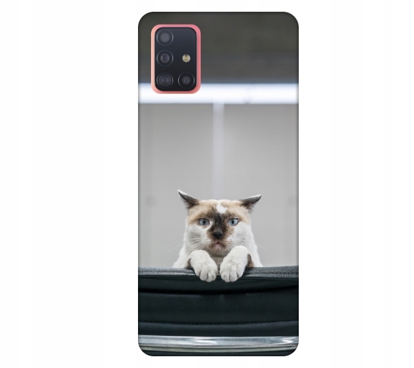 

Etui pokrowiec do Samsung Galaxy A51 Kot kotek smi