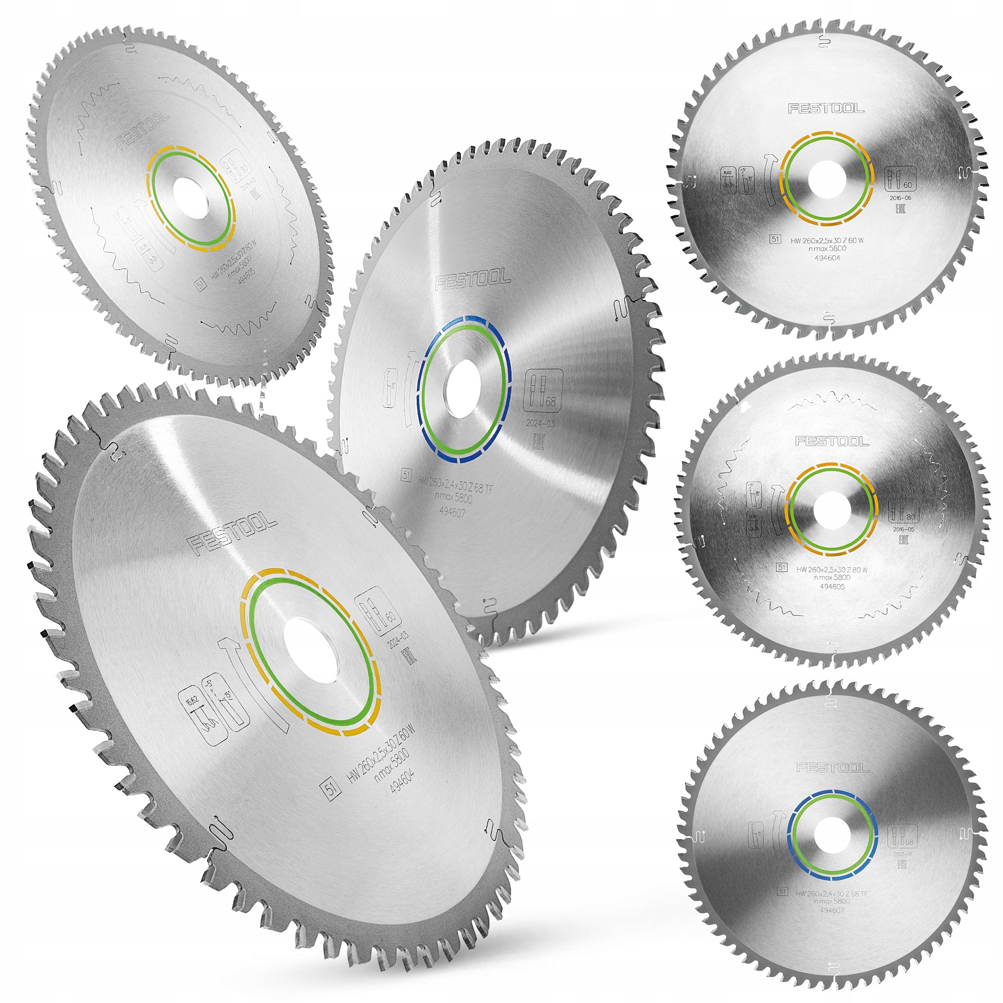 Laminátový Kotouč Na Dřevo Aluminium 260 Festool KSB-SORT/3 Sada 3 Ks