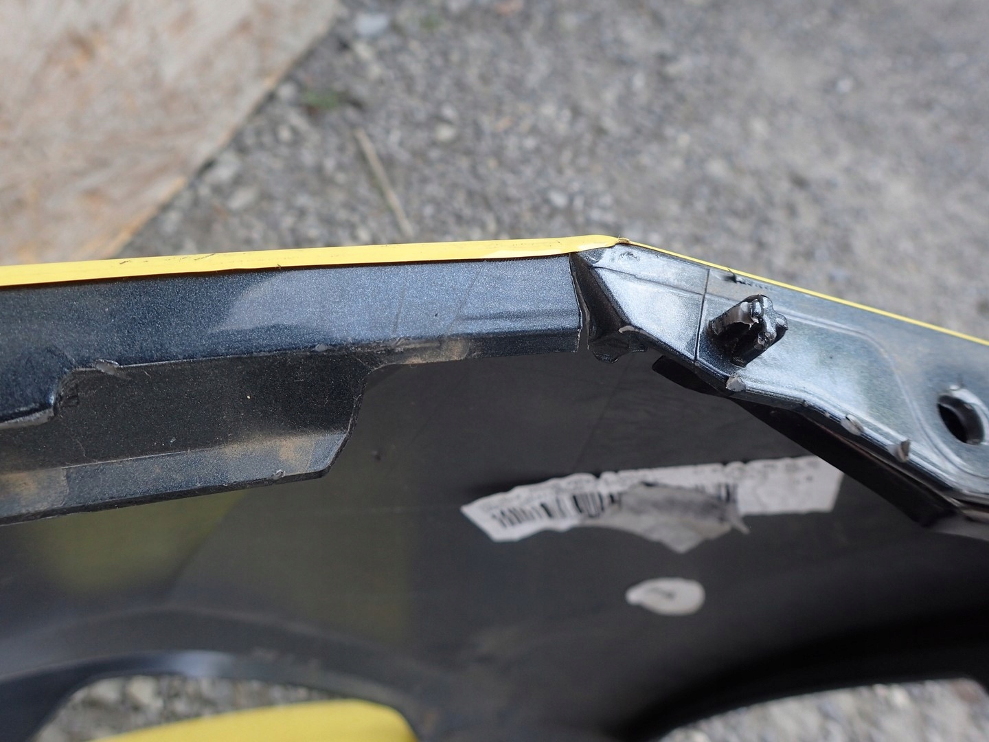 bumper front front SKODA FABIA 3 III 6V LIFT