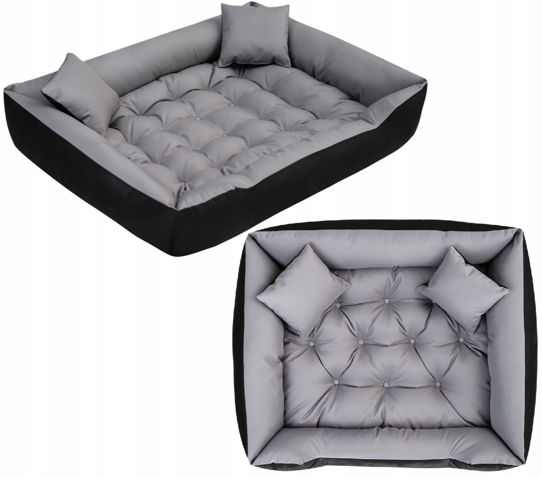 Levně Pelíšek pro psa kotec Ecco 75x65 cm voděodolná šedá