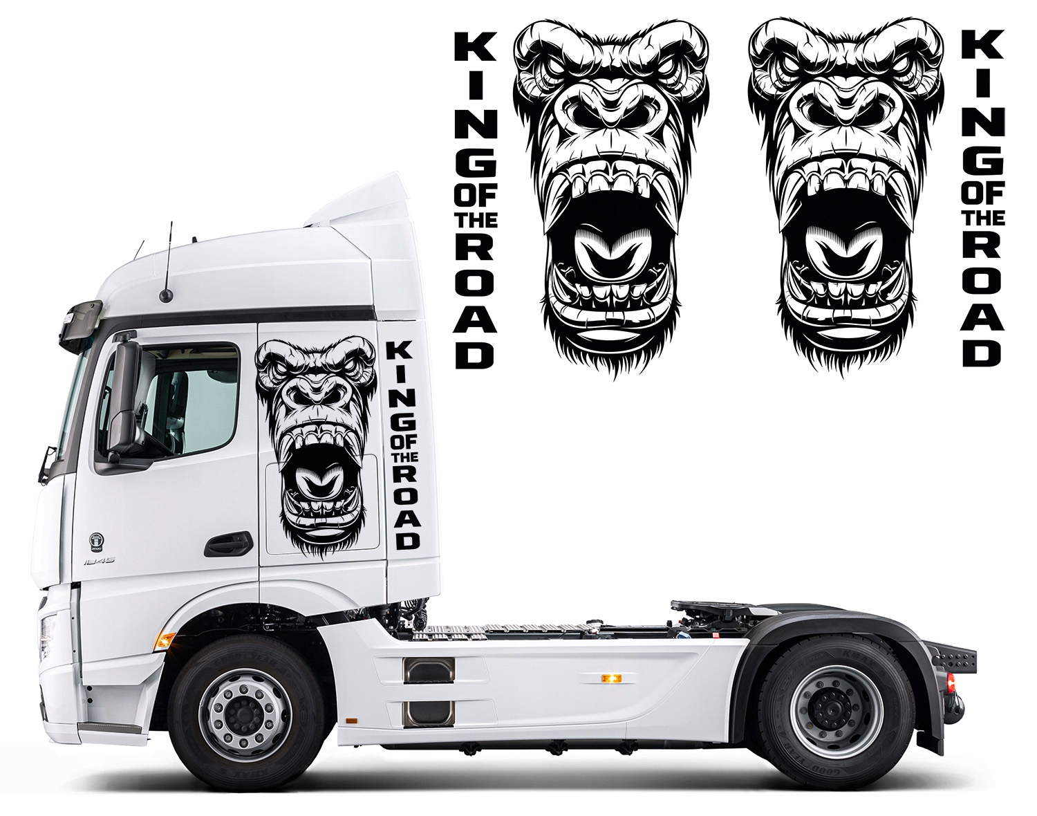 2xNALEPKA na Tir Traktor King Of The Road 106x150