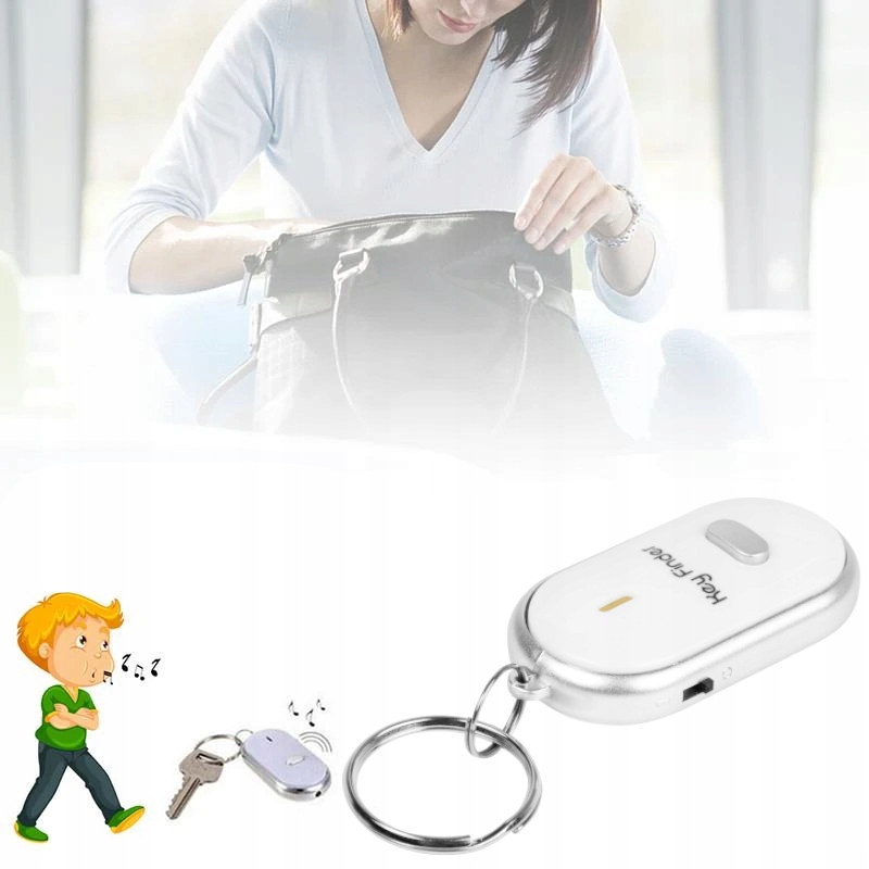 Brelok LOKALIZATOR kluczy na dźwięk KEY FINDER EAN (GTIN) 5904158817853