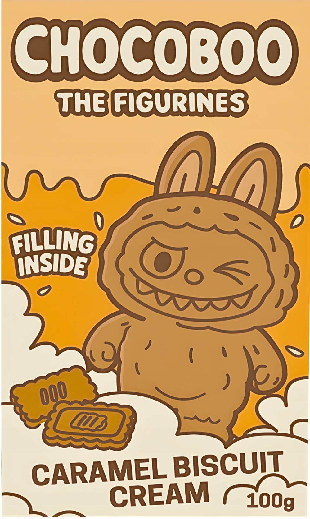 Levně Chocobubu Caramel Biscuit Cream 100 g