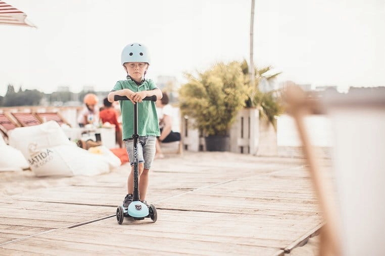 ZESTAW SCOOT AND RIDE BLUEBERRY HULAJNOGA Highwaykick 3 + KASK LED S-M 3L+ Hamulec tak