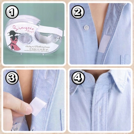 TAŚMA DO UBRAŃ DWUSTRRONNA PLASTRY BEZBARWNA 5M PLASTRY ROLKA DO CIAŁA SKÓR Rodzaj taśmy