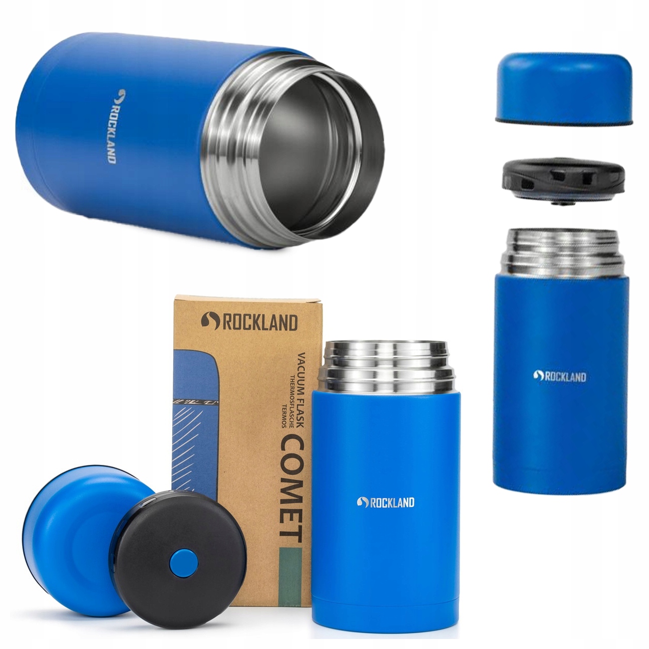 TERMOS OBIADOWY NA JEDZENIE ŻYWNOŚĆ CIEPŁY OBIAD ROCKLAND COMET 1 LITR