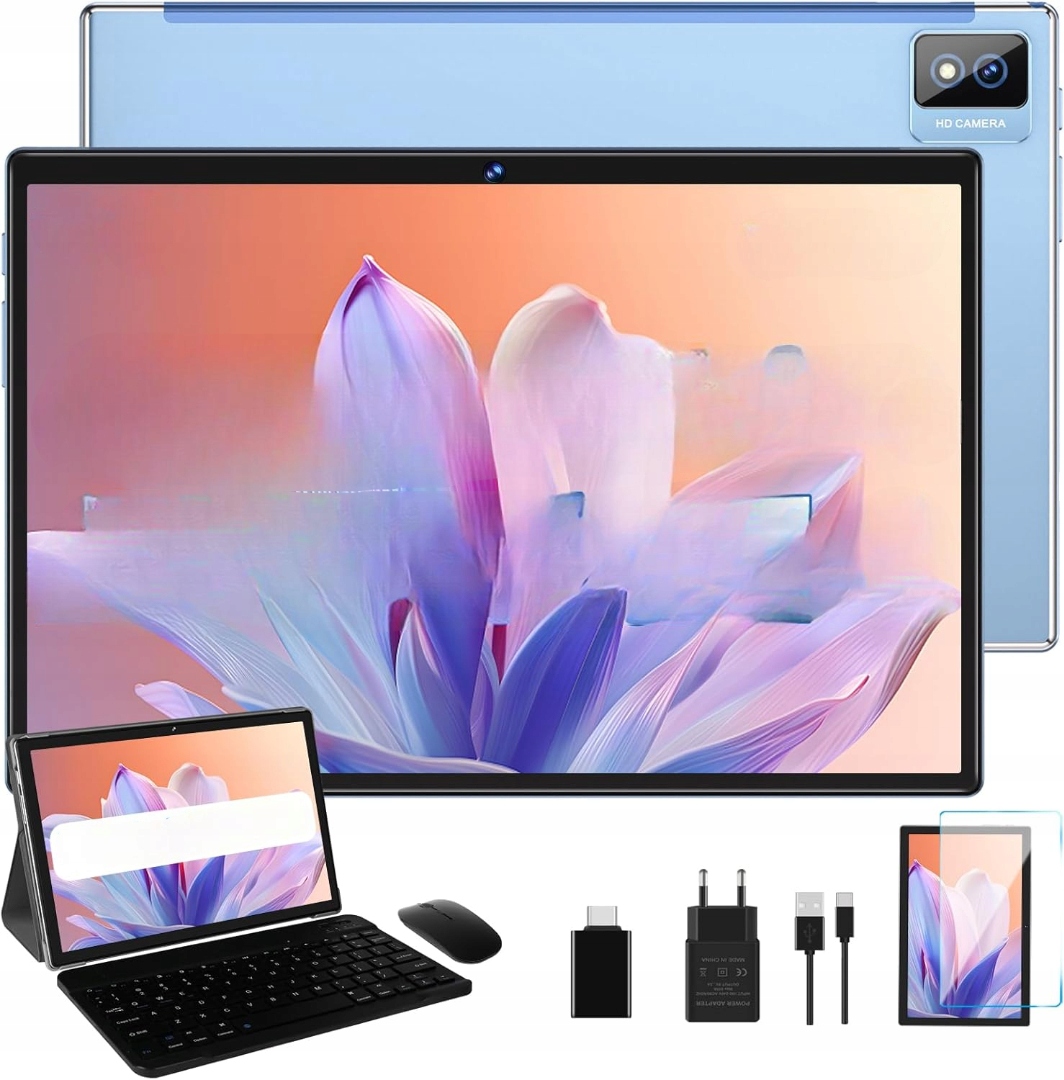 Tablet Dotykowy Android 10 Cali Biegedy B29 22/128 Gb Zestaw Akcesoria