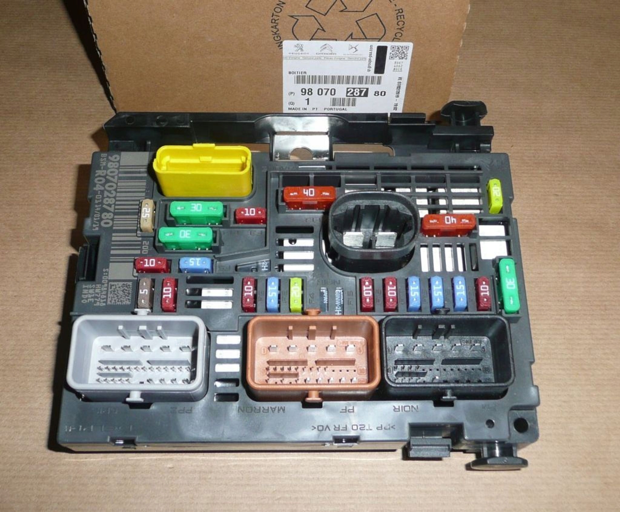 Pojistková Skříňka C Berlingo III 9807028780