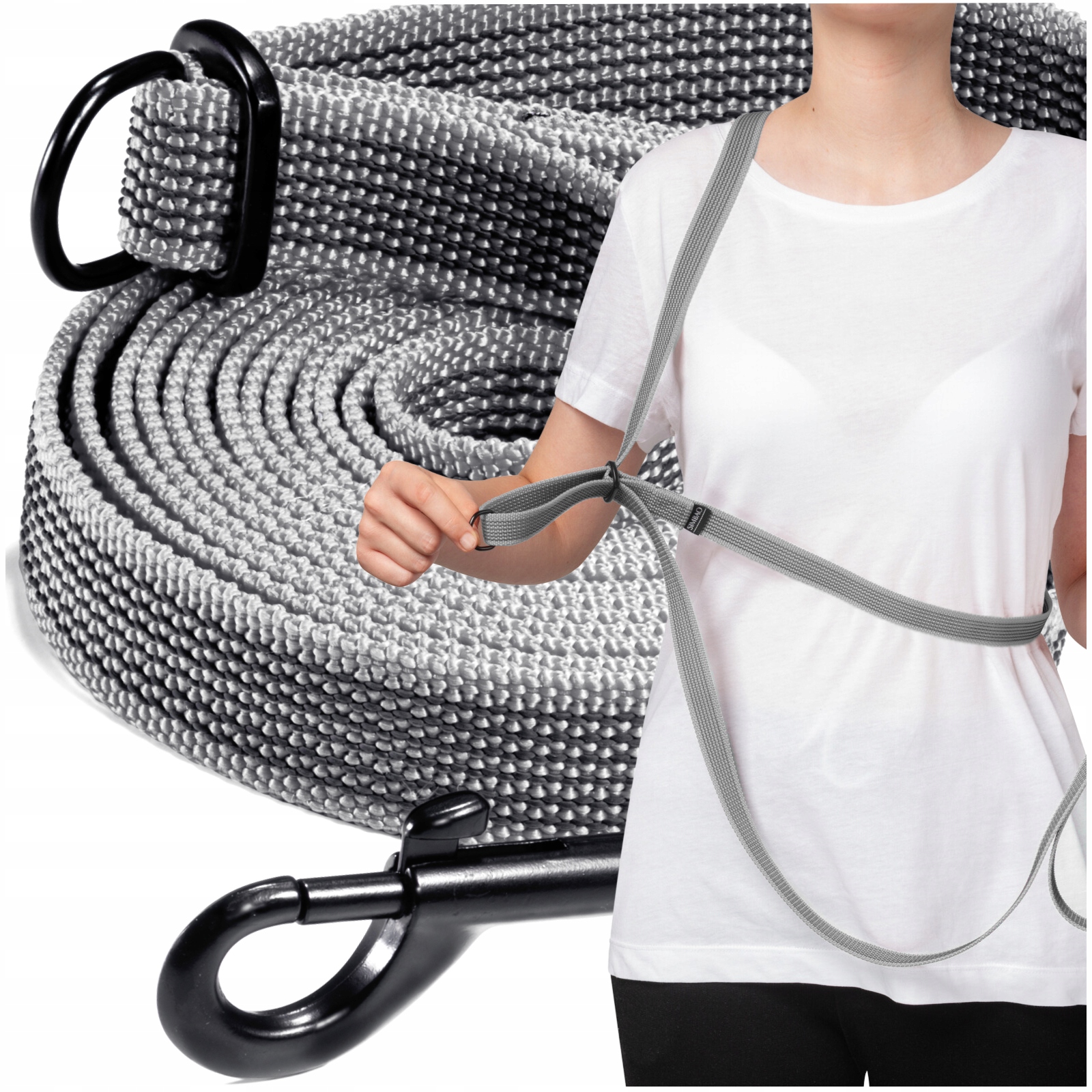 Smycz Dla Psa Treningowa Przepinana Regulowana 5M