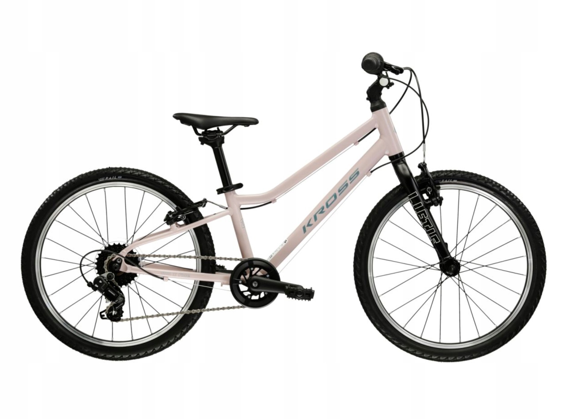 Rower dziecięcy Kross Liftie 20" rama 10" różowo-grafitowy