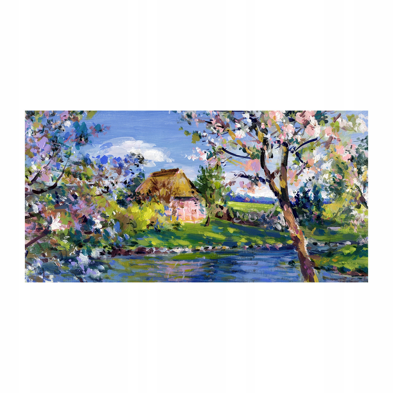 

Foto obraz akryl zdjęcie Wiosenny pejzaż 120X60 cm
