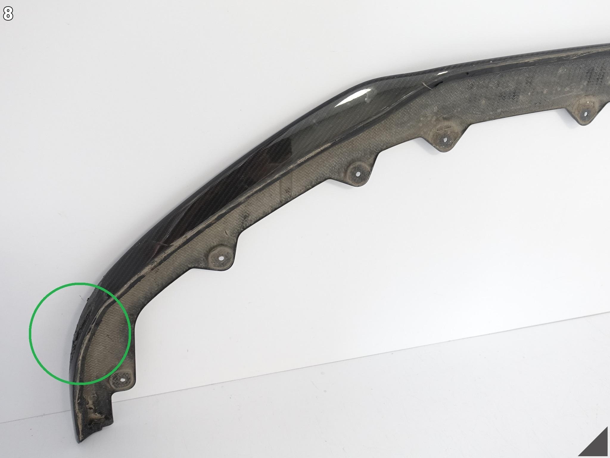 BENTLEY CONTINENTAL GT 3SD 18-24 SPOILER W bumper accessories CARBON front