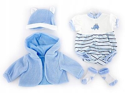 UBRANKO DLA LALKI BOBAS 45CM Materiał tkanina