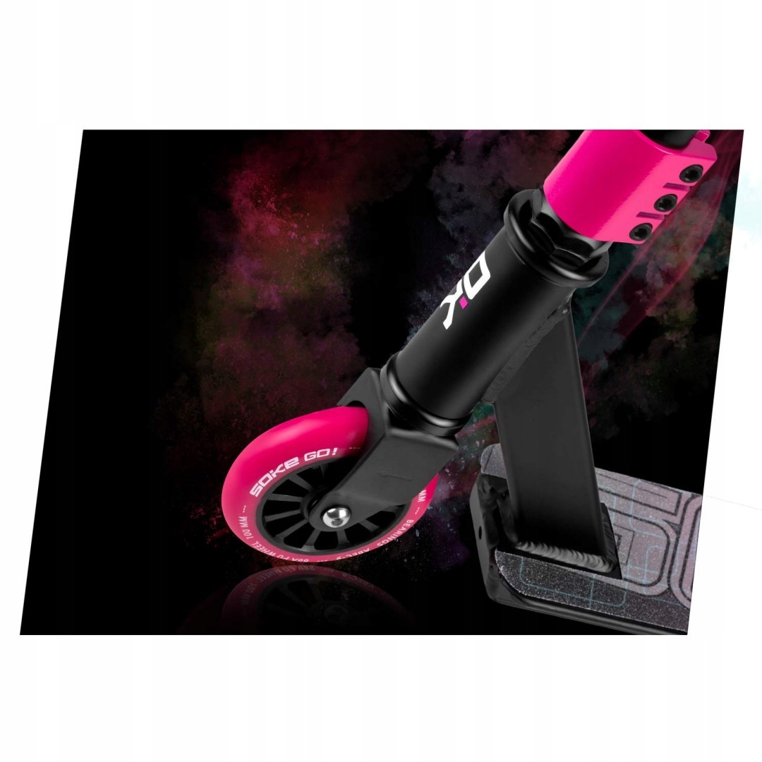 Hulajnoga wyczynowa SOKE Go! różowo niebieska Model GO!