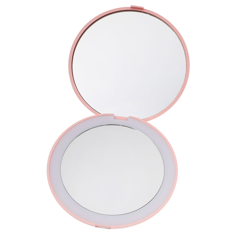 LUSTRO DO MAKIJAŻU LEKKIE SKŁADANE LEKKIE LED