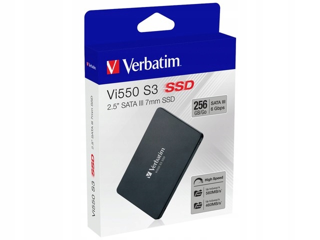 Verbatim Interní Ssd disk 256 Gb 2,5 palce VI550 S3 Sata III černý