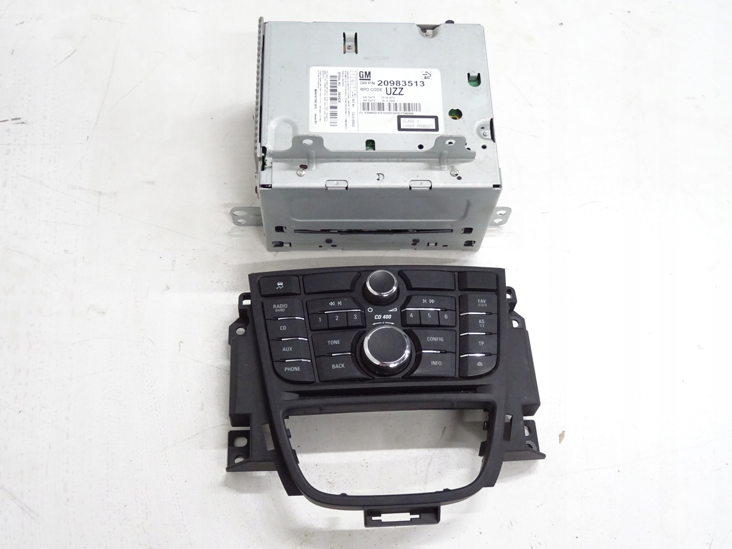 OPEL MERIVA B RADIO RADIOODTWARZACZ PANEL