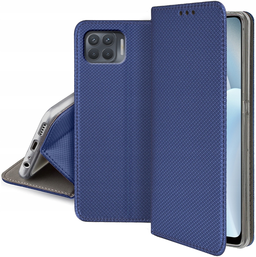 

Etui do Oppo Reno4 Lite Case Magnet Portfel +Szkło