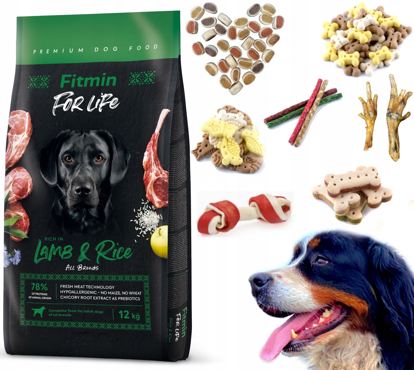 Fitmin For Life Lamb&Rice 12kg karma dla psa 101