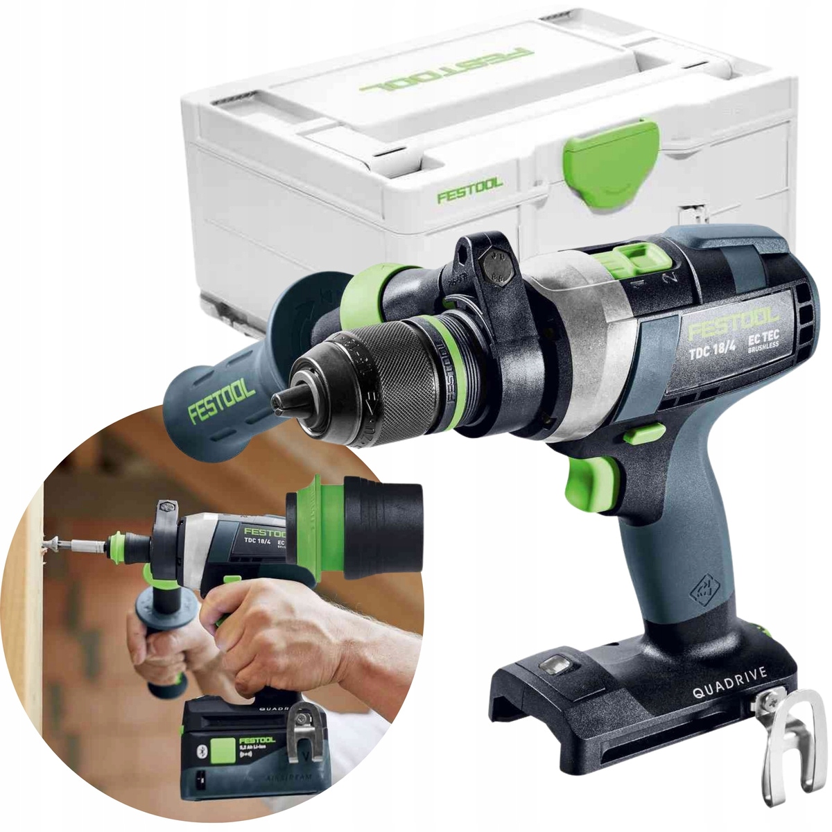 Wkrętarka Quadrive Tdc 18/4 I-basic 575601 Festool