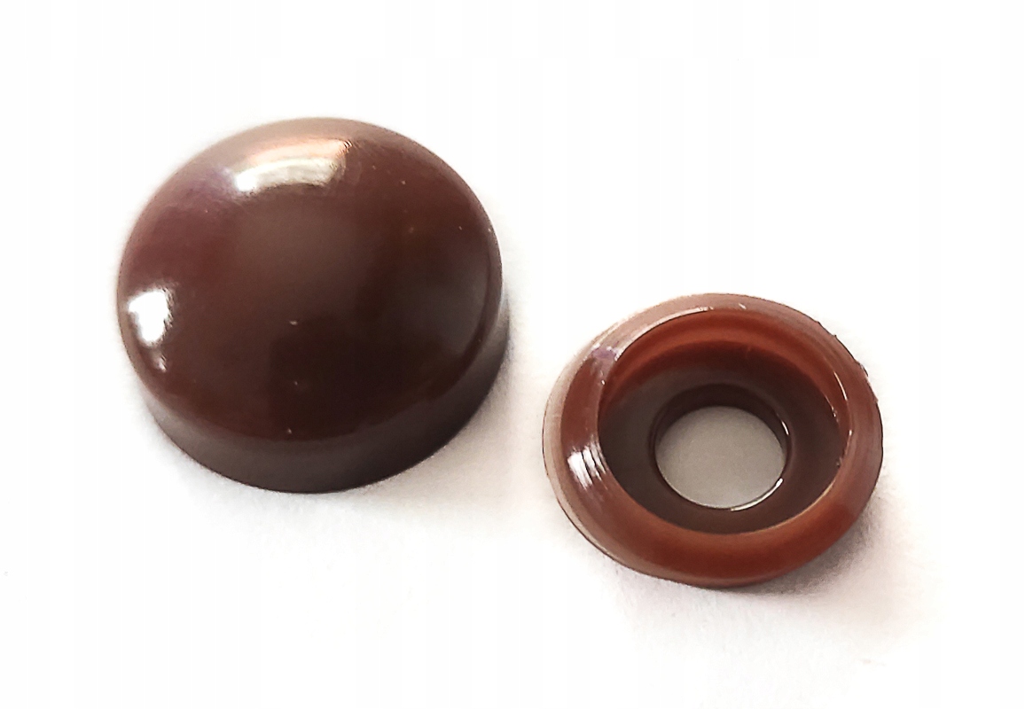 

Rozeta 16mm Zaślepka na wkręt 100szt Brąz