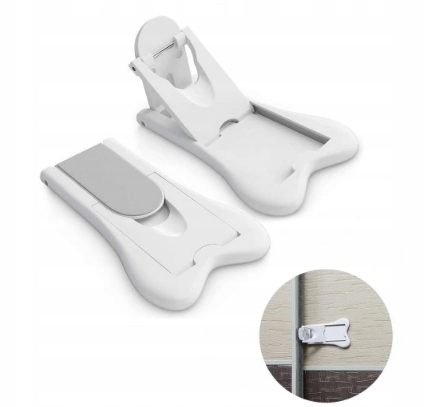 BLOKADA SZAF DRZWI PRZESUWNYCH ZABEZPIECZENIE 2SZT