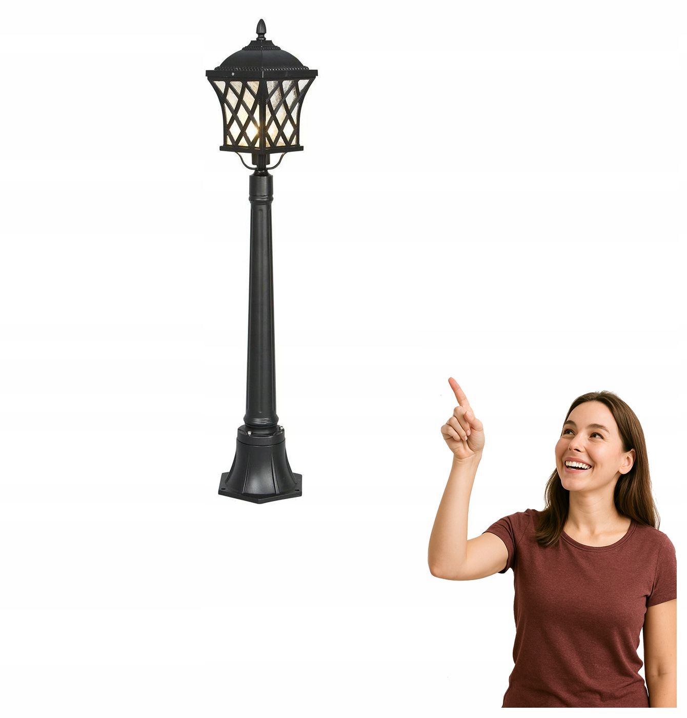Vonkajšia lampa so záhradným stĺpikom Tay I Nowodvorski