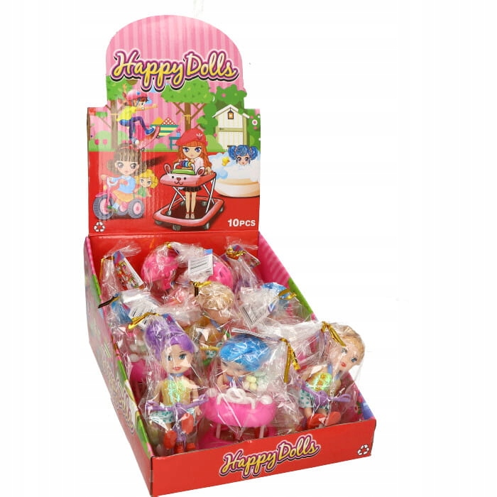 Happy Dolls Komprimát+hračka 10 Ks (5 G)