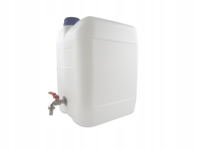 KANISTER POJEMNIK NA WODĘ Z METALOWYM KRANEM 10l
