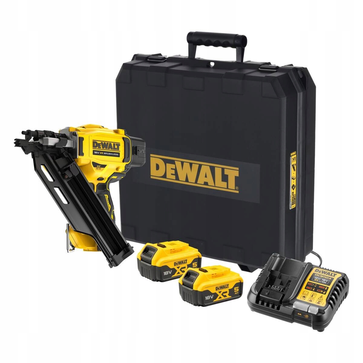 Hřebíkovačka Xr 18V S 2x5AH A Nabíječkou Na Dřevo Dewalt DCN930P2