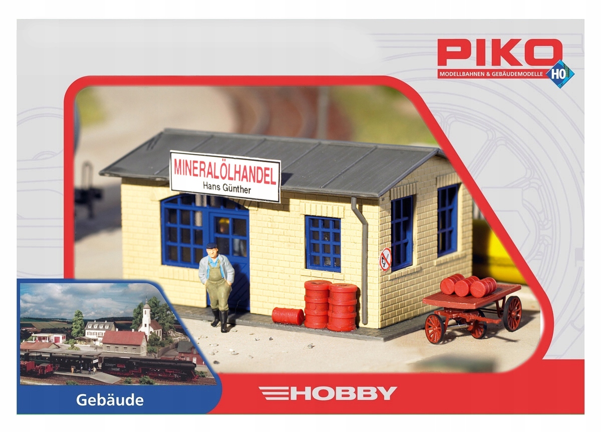 Složení oleje Günther Budova H0 1:87