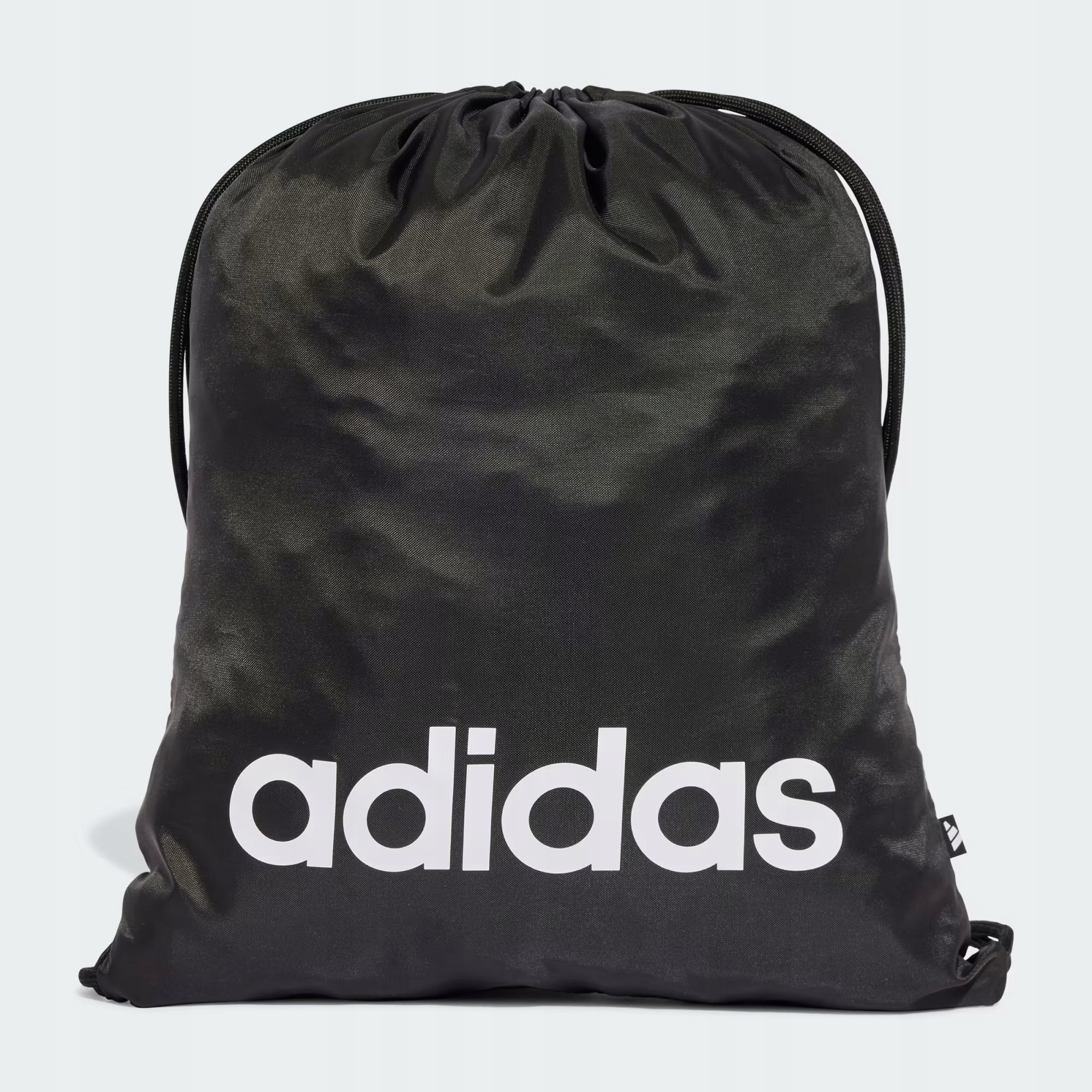 Worek na Buty i Odzież Adidas Czarny z Dużym Napisem JE8342