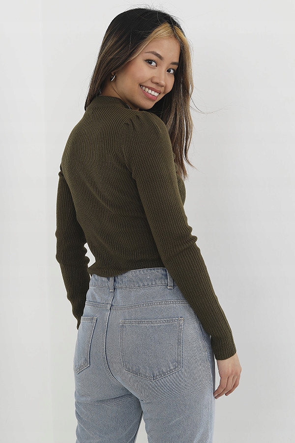 BRAVE SOUL DOPASOWANY SWETER STÓJKA AD2 BS1__S Marka Brave Soul