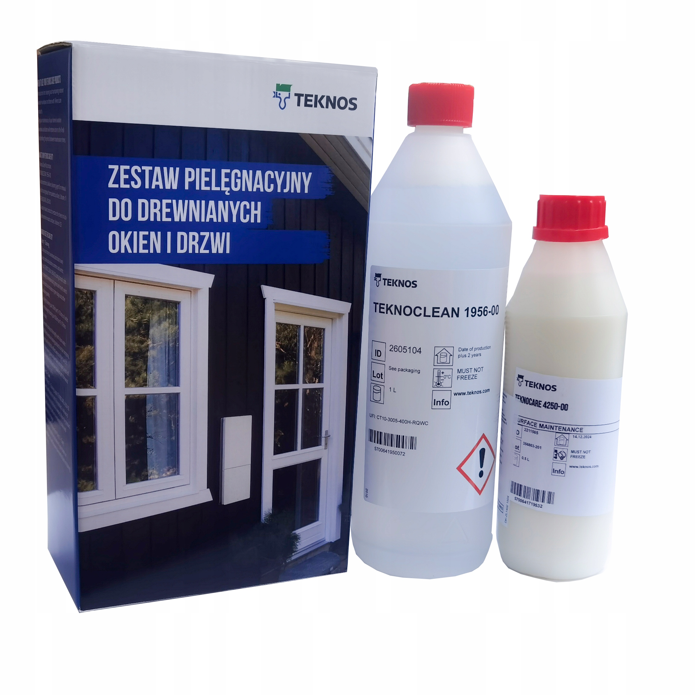 Levně Sada pro péči o renovaci, mytí oken Teknos chrání a chrání dřevo