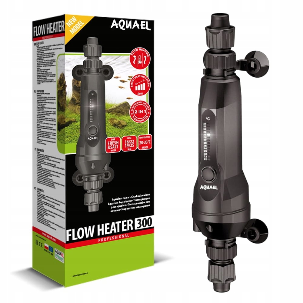 Průtokový ohřívač Aquael Flow Heater 300 W 2.0 pro akvárium