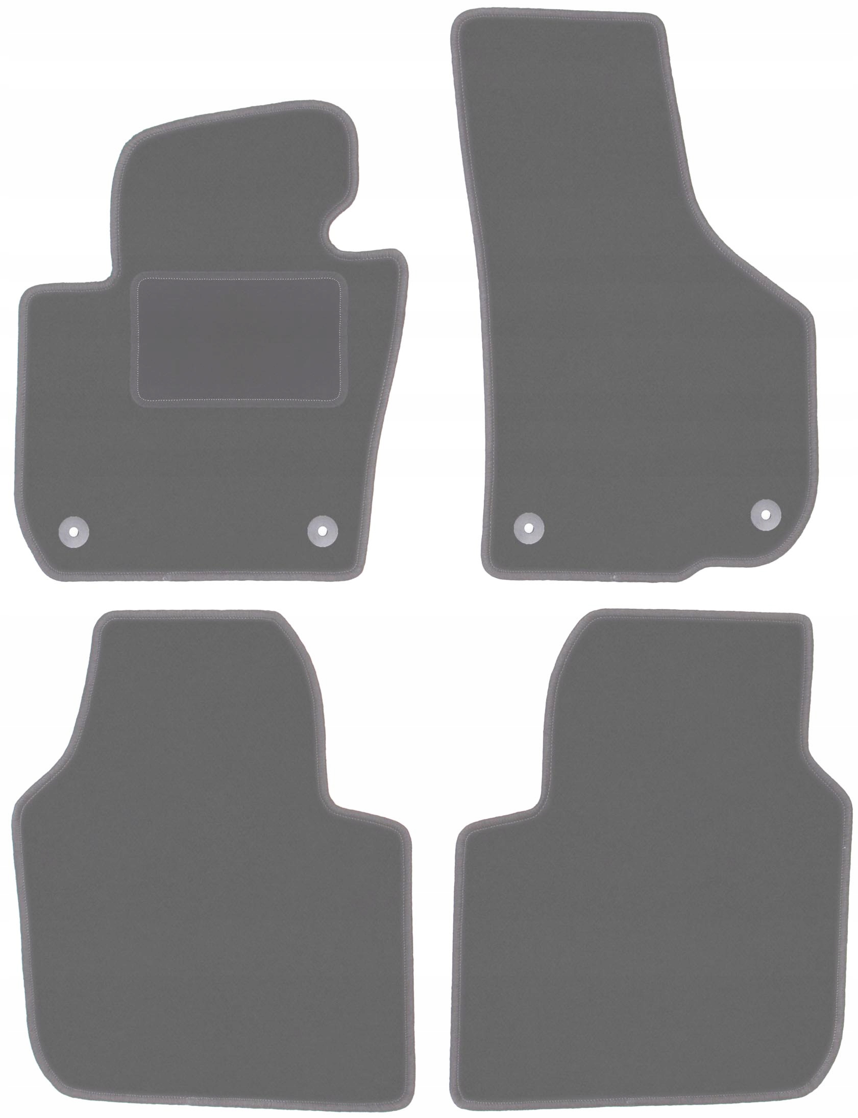 Grafitové autokoberce pro vůz: Škoda Superb II Long sedan, kombi (2008-)