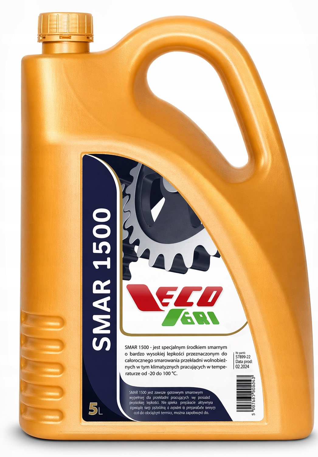Smar półpłynny do przekładni Veco Agri 1500 5l