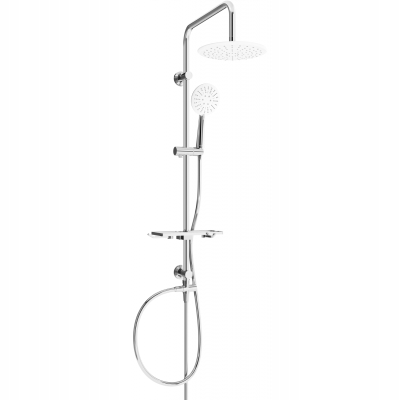 Mexen T67 sprchový stĺp, chrómová/biela 798676793-00