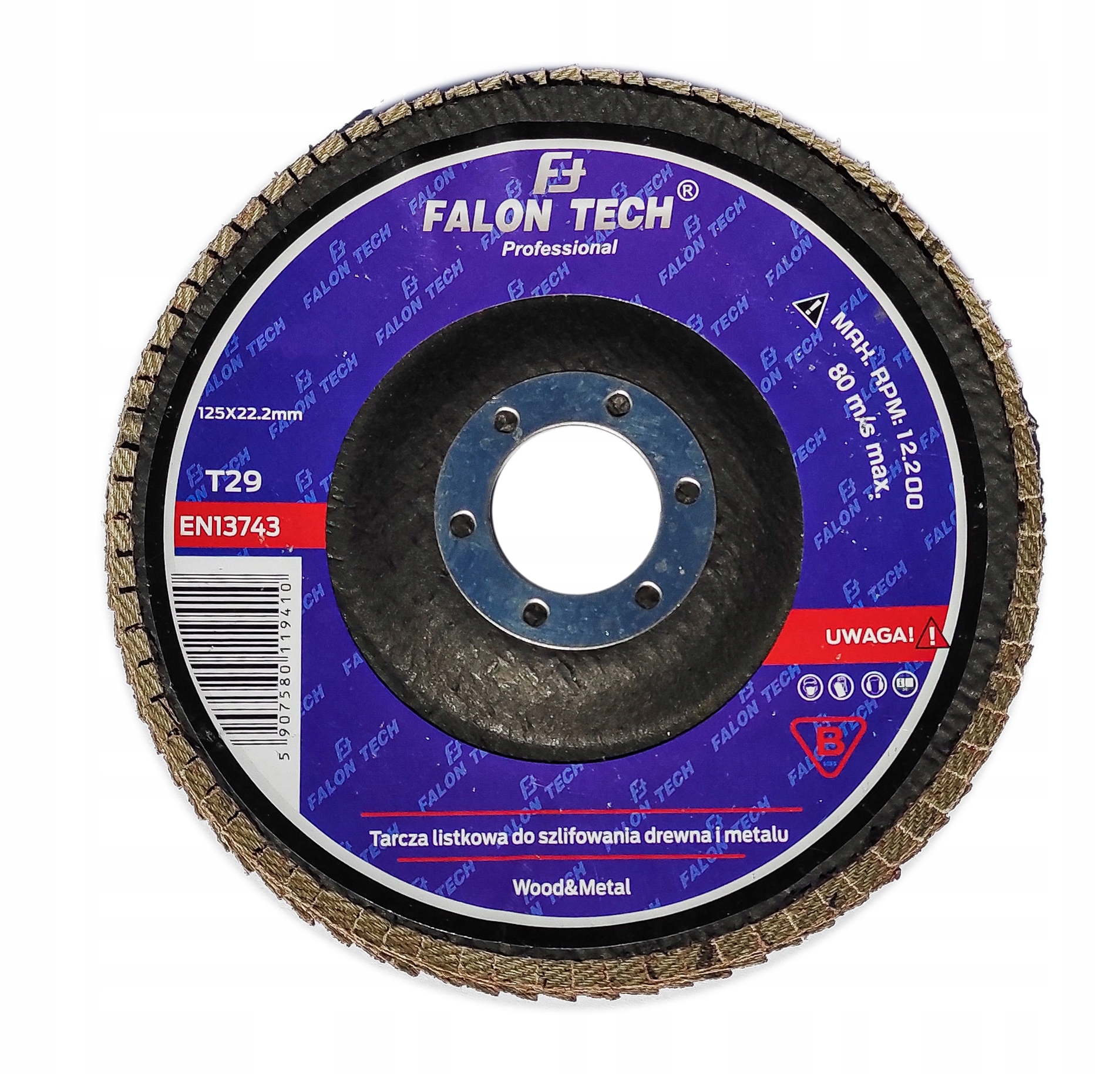 

Falon-tech Tarcza Listkowa Lamelka 125 G 40 Profi