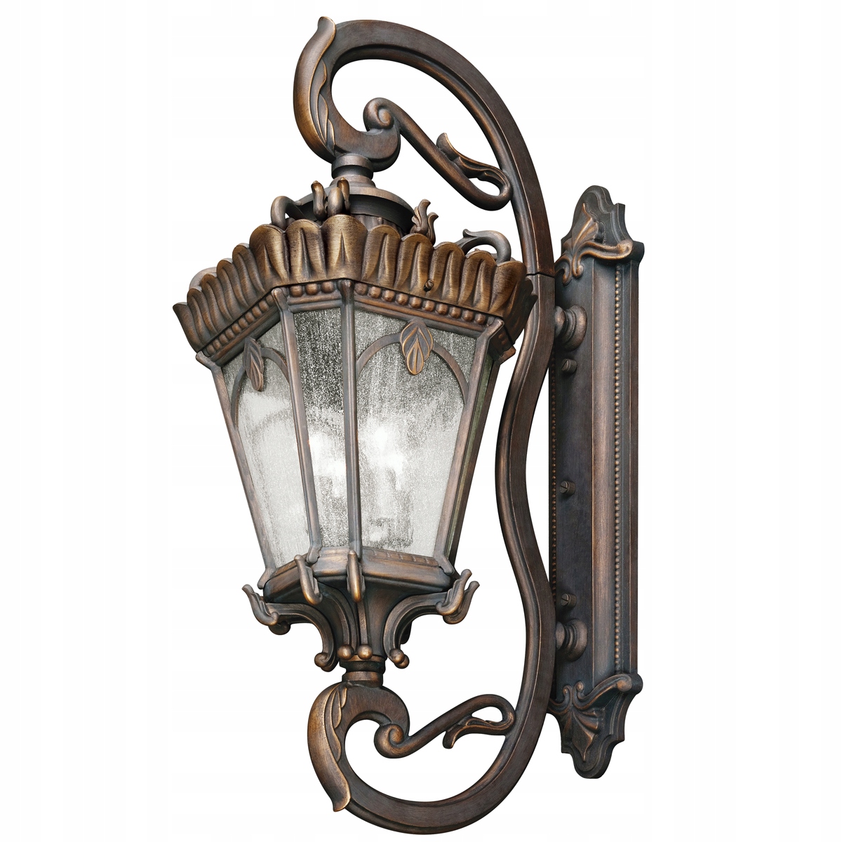 Kichler Venkovní nástěnná lampa Tournai 60W E27 IP44 Hnědá