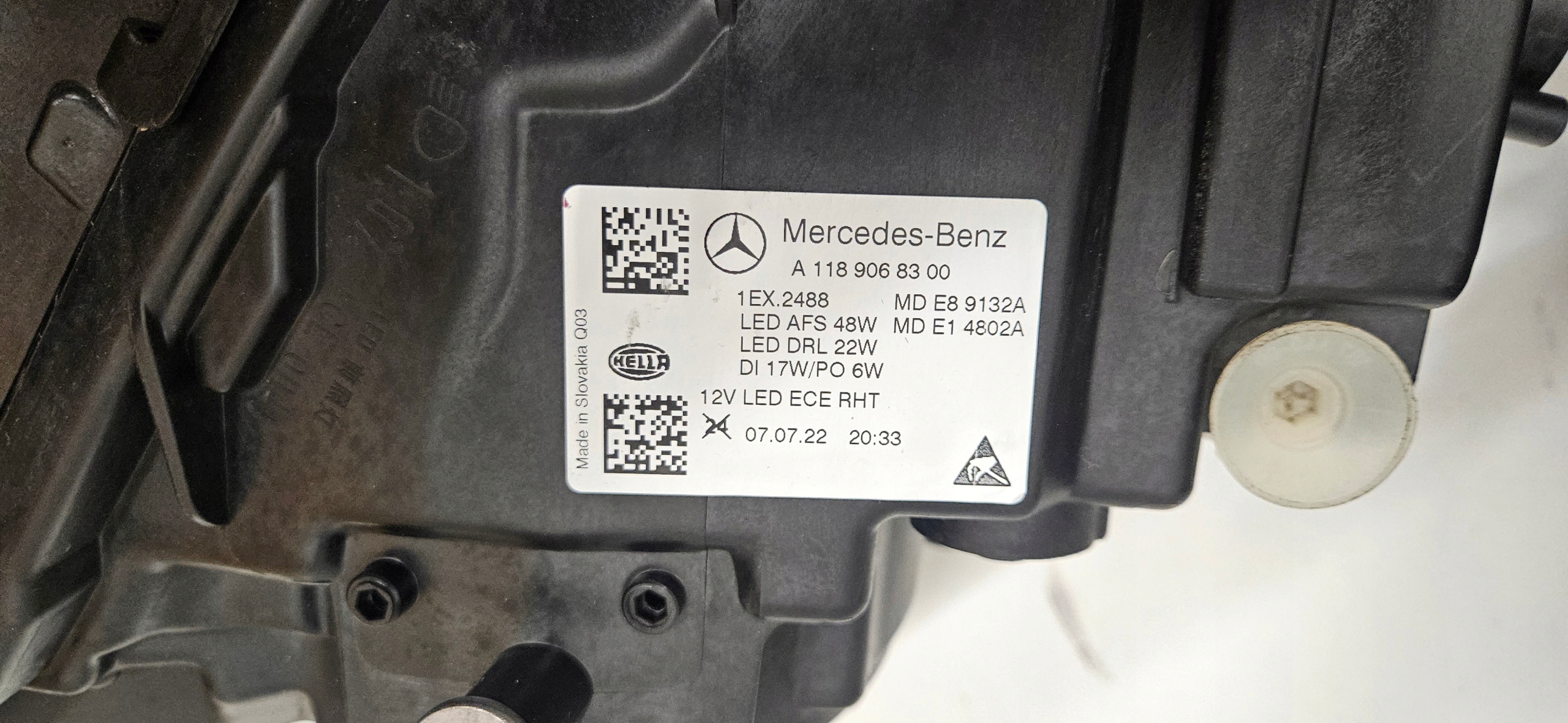 Frontscheinwerfer Mercedes-Benz CLA C118 A1189068400 High Performance LED Links Headlight - Thumbnail 7